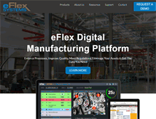 Tablet Screenshot of eflexsystems.com